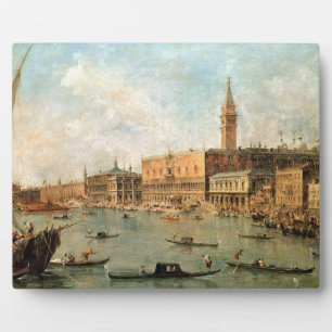 Venice: The Doge's Palace and the Molo from the Ba Plaque