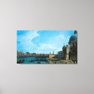 Venice: The Grand Canal by Canaletto Canvas Print