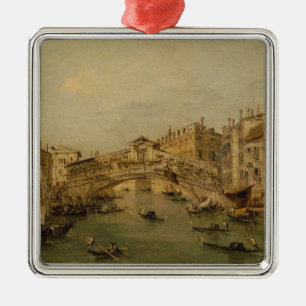 Venice The Rialto Metal Ornament