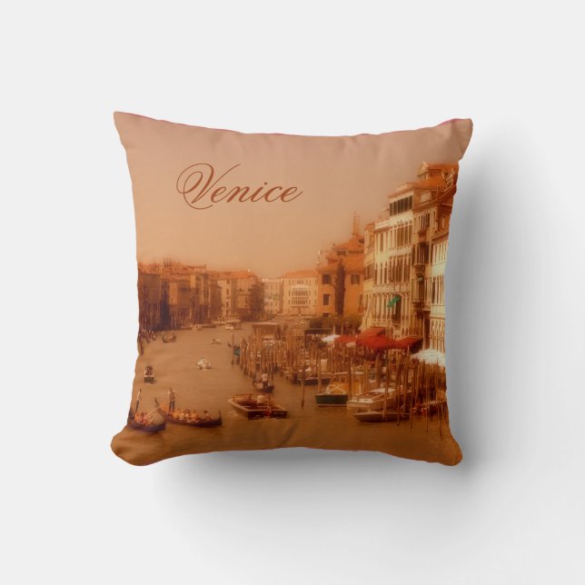 Venice Throw Pillow (Front)