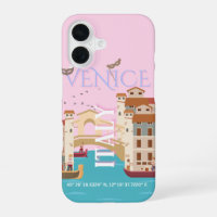 Venice Travel Art, Italy, Retro Travel Art