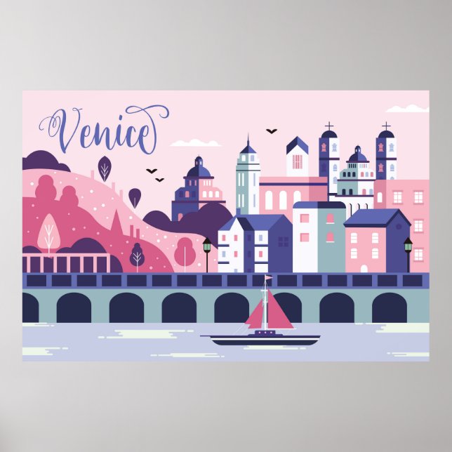Venice Travel Poster (Front)