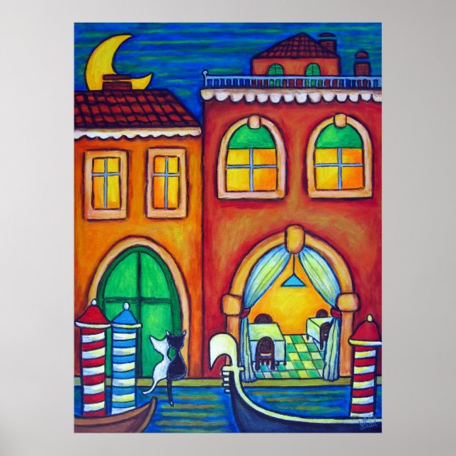 Venice Valentine Print by Lisa Lorenz (Front)