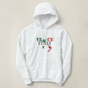 Venice Venezia, Italy Gifts. Italia Watercolor Art Hoodie