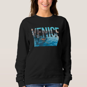 Venice Venezia Italy Gondola Rialto Bridge Sweatshirt