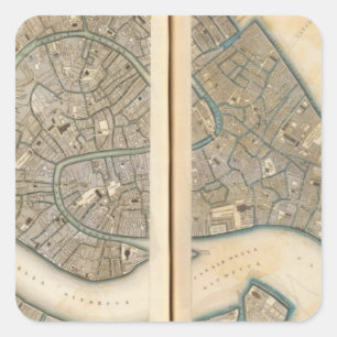Venice Venezia Venedig Square Sticker