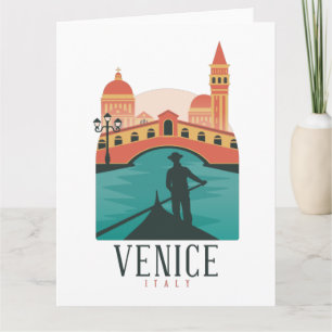 Venice Vintage Travel  Card