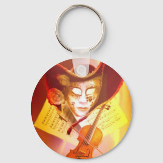Venice Violinist  Keychain