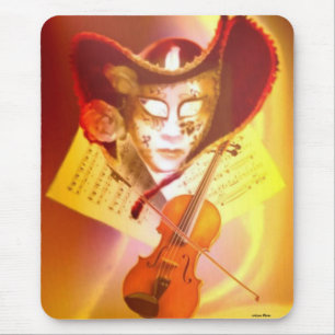 Venice Violinist Mousepad
