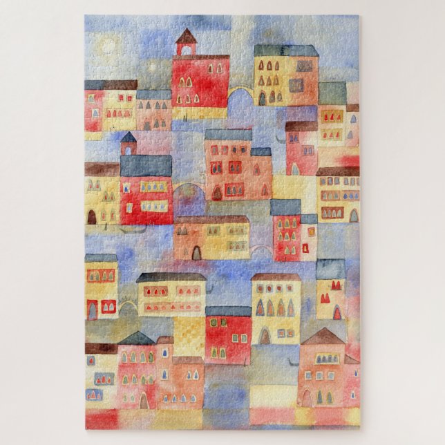 Venice Watercolor Jigsaw Puzzle (Vertical)