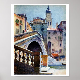 Venice Watercolour Poster
