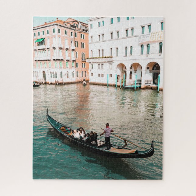 Venice with gondola jigsaw puzzle (Vertical)