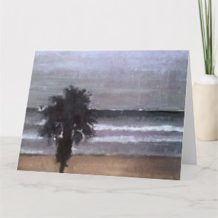 Venicebeach PalmTree Surf W/LosAngeles Logo Card