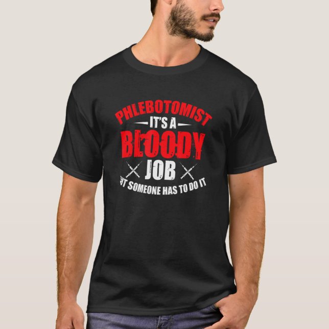 Venipuncture Needle Meme For A Phlebotomy Nurse T-Shirt (Front)