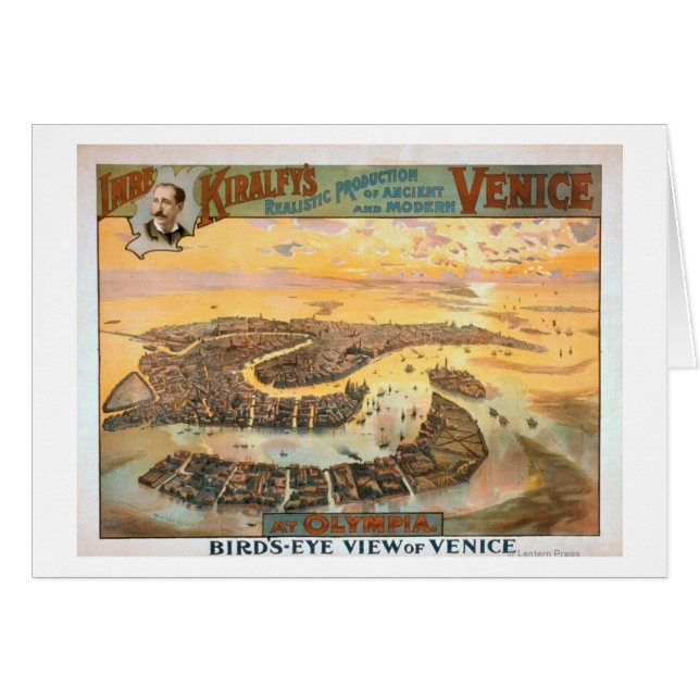 Venise ancienne et moderne à Olympia Vue aérienne (Devant horizontal)