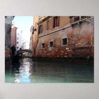 Venise et ses canaux - poster photographique origi