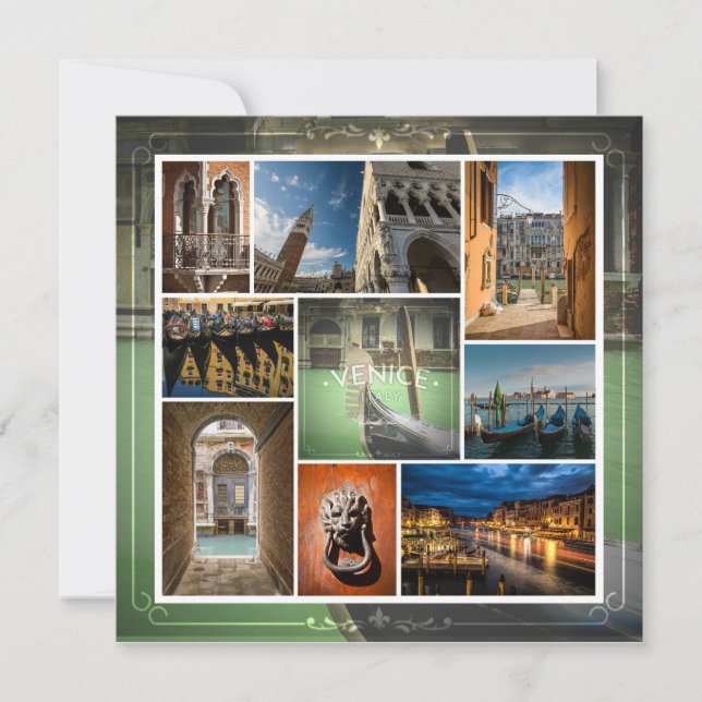 Venise, Italie, carte postale Europe (Devant)