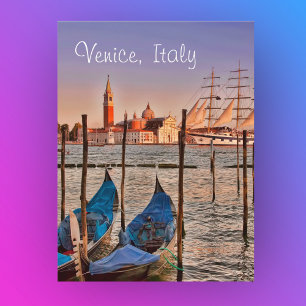 Venise, Italie Cartes postales de gondoles et de v