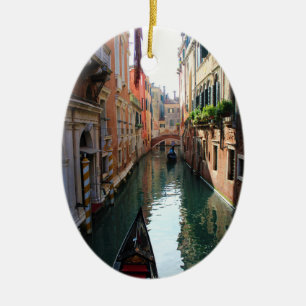 Venise, Italie ornement de Noël. Les canaux véni