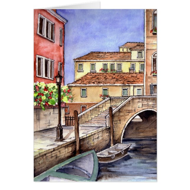 Venise - Stylo & Laver Aquarelle (Devant)