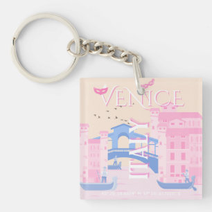 Venise Travel Art, Italie, Travel Art, Rose