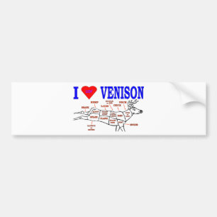 VENISON BUMPER STICKER