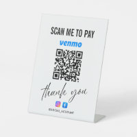 VENMO QR CODE SCAN TO PAY THANK YOU