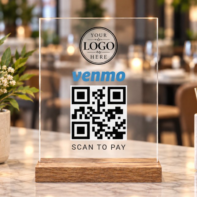 Venmo Scan to Pay Tabletop Display (Creator Uploaded)