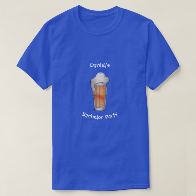 VENMO the Groom A Drink with Custom QR Code T-Shirt (Design Front)