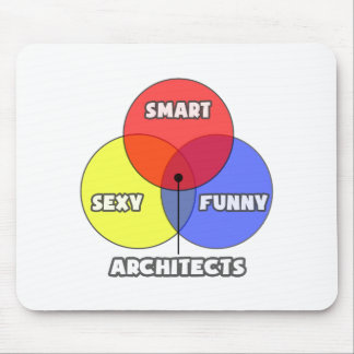 Venn Diagram .. Architects Mouse Pad