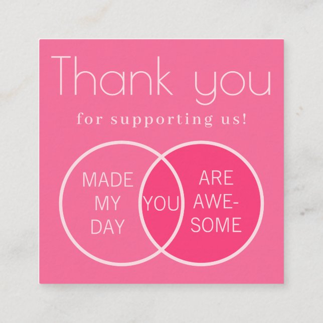 Venn Diagram Business Card (Back)