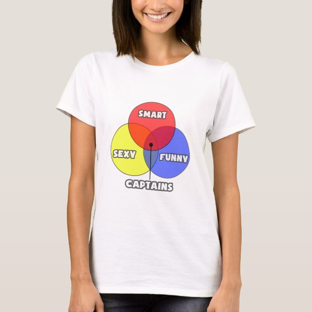 Venn Diagram .. Captains T-Shirt (Front)