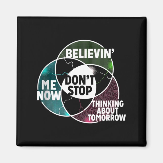 Venn Diagram Don't Stop Algebra Math  Magnet (Front)