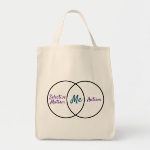 Venn diagram double diagnosis tote bag