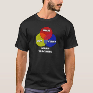Venn Diagram .. Math Teachers T-Shirt