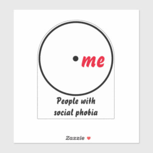 Venn diagram single diagnosis Vinyl Sticker