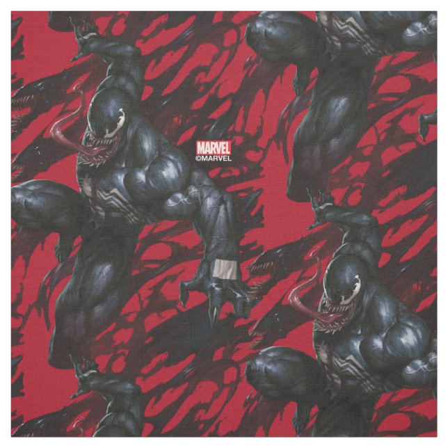 Venom Flow of Tendrils Fabric (Swatch)