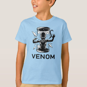 Venom Inspired Symbiote Monster Kids T-Shirt