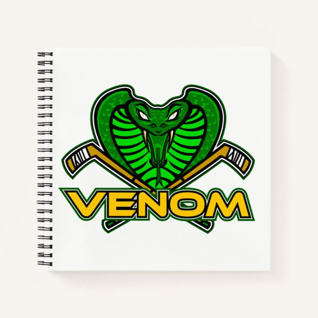 Venom/Player Spiral 8.5" x 8.5" Notebook - Holt 57 (Front)