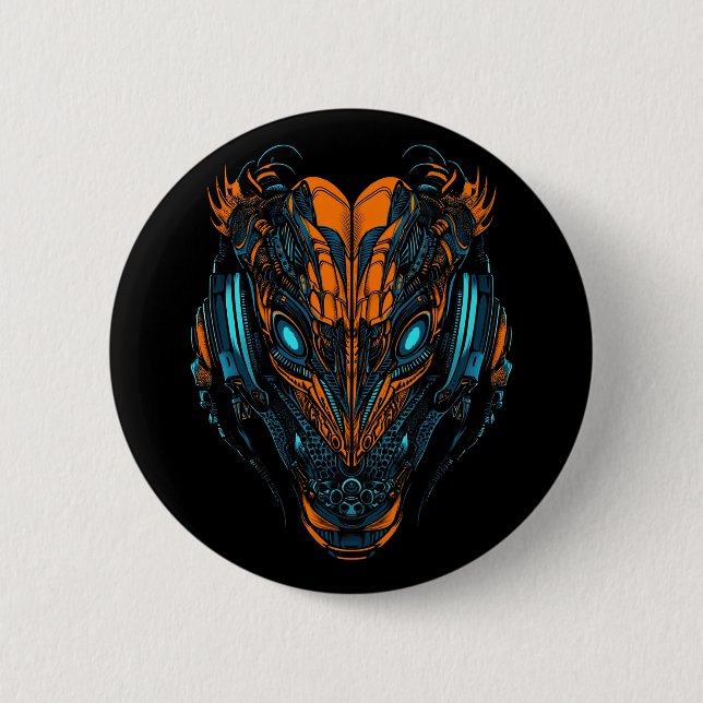 Venom Protocol 2 Inch Round Button (Front)
