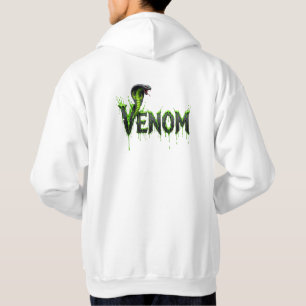 Venom Snake Graphic Dripping Text T-Shirt Hoodie
