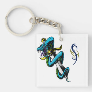 Venom Snake Keychain