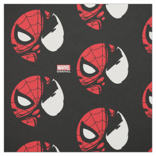 Venomized Spider-Man Logo Fabric