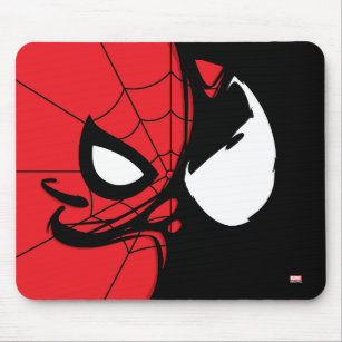 Venomized Spider-Man Logo Mouse Pad