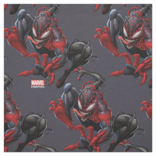 Venomized Spider-Man Miles Morales Fabric
