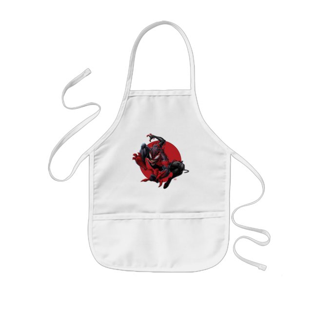 Venomized Spider-Man Miles Morales Kids Apron (Front)