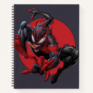 Venomized Spider-Man Miles Morales Notebook