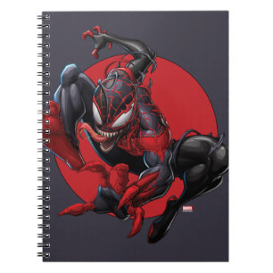 Venomized Spider-Man Miles Morales Notebook