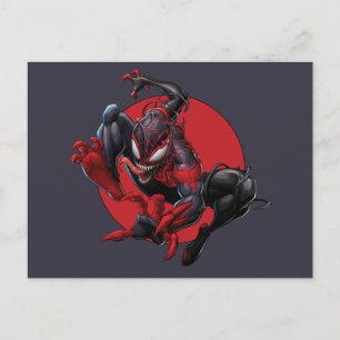 Venomized Spider-Man Miles Morales Postcard