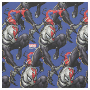 Venomized Spider-Man Peter Parker Fabric
